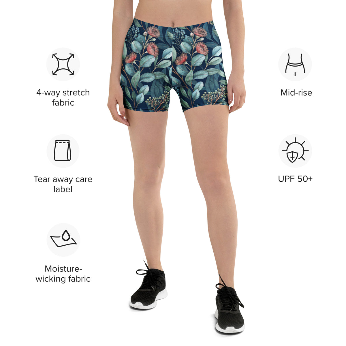 Botanic Garden shorts with 4-way stretch, mid-rise, UPF 50+, moisture-wicking