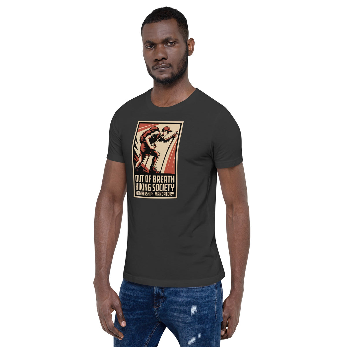 Funny Hiking Shirt – Out of Breath Hiking Society Retro Tee - Still Out There