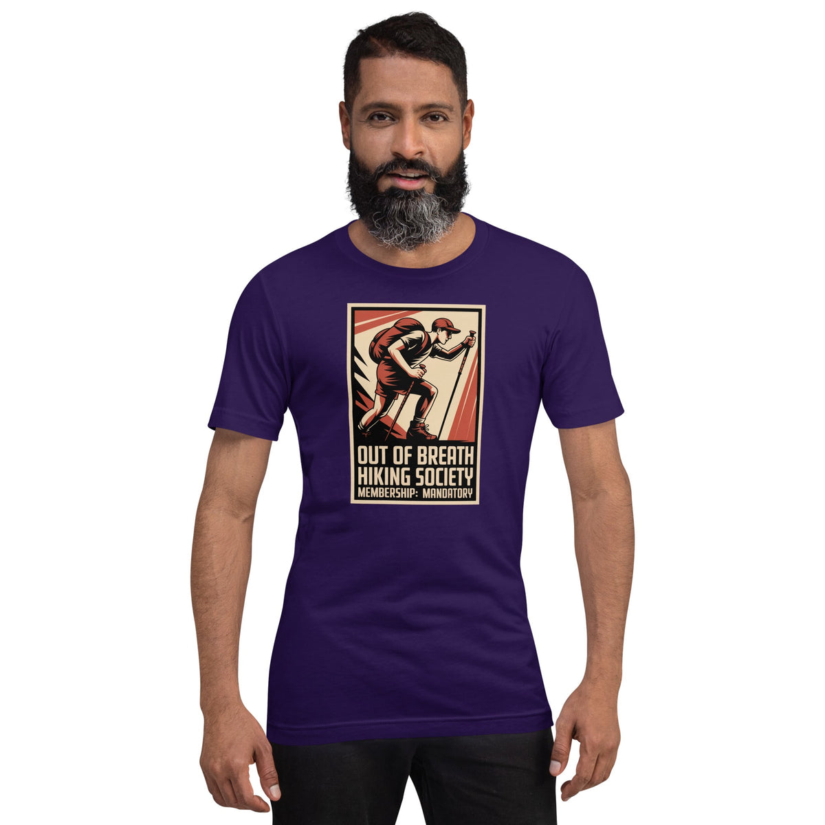 Funny Hiking Shirt – Out of Breath Hiking Society Retro Tee - Still Out There