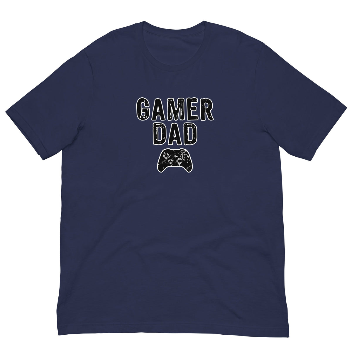 Gamer Dad gaming controller T-shirt Navy