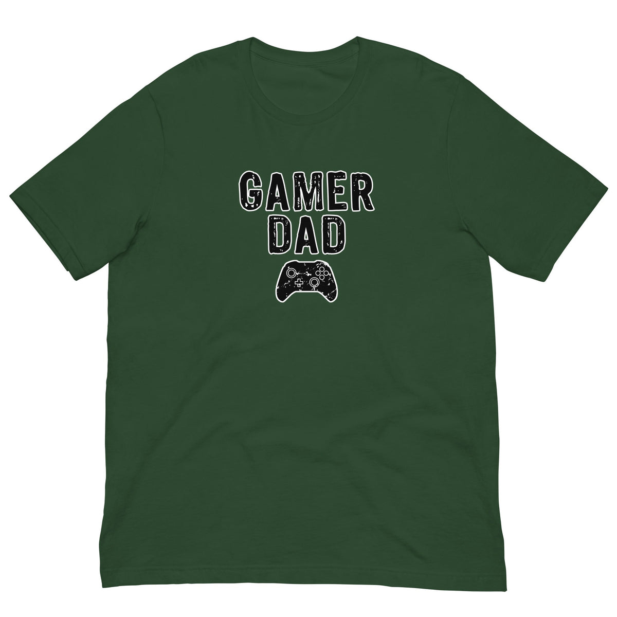 Gamer Dad gaming controller T-shirt Forest