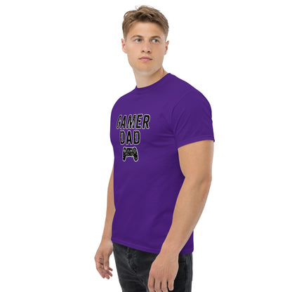 Purple T-shirt with 'GAMER DAD' and controller graphic