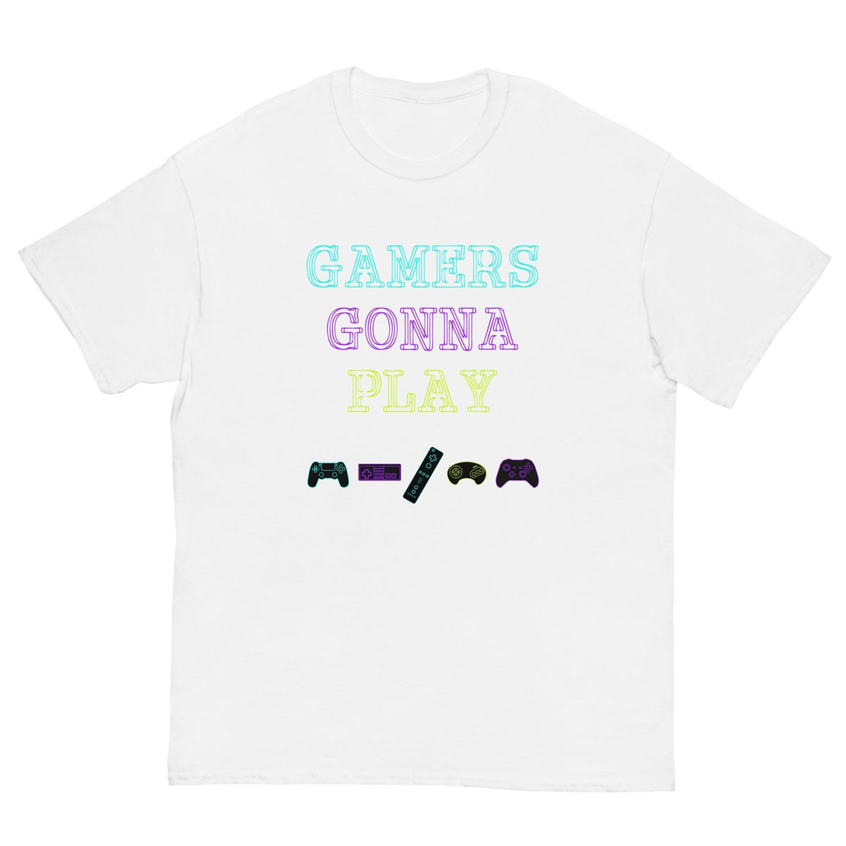 Gamers gonna Play Retro gaming T-shirt White