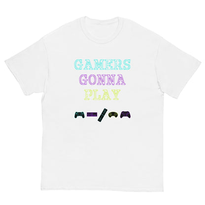 Gamers gonna Play Retro gaming T-shirt White